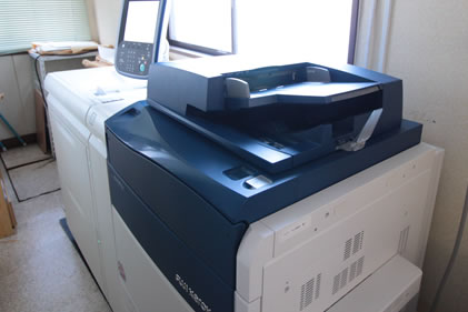 旭工房の新導入した印刷機械